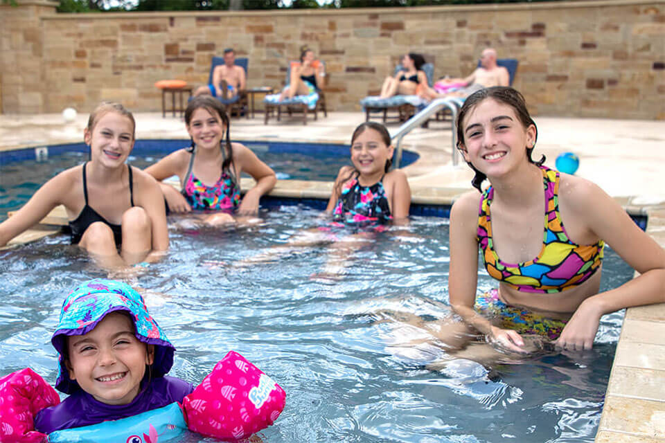 Rio Bonito RV Park Resort - Liberty Hill, Texas - Pool Spa Party