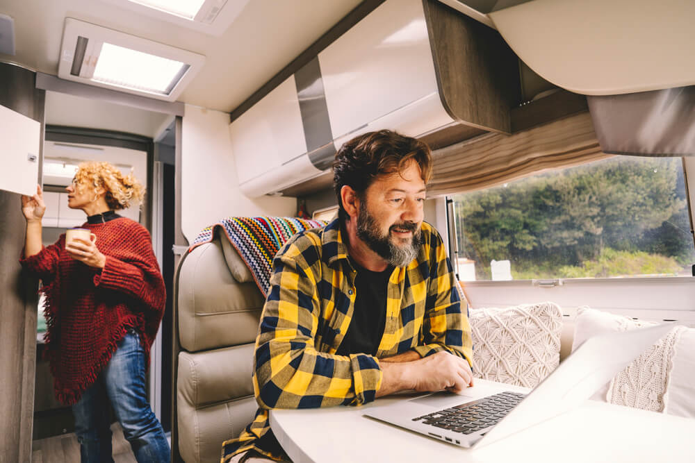 Small RV living - get connected